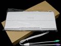 全新有包装珍珠白色SONY PCVA-KB8P/JA双PS/2口索尼多媒体折叠盖键盘 日版大量批发