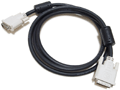 黑色molex莫仕1.7米长双磁环DVI-I线