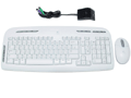 白色Logitech EX111双口罗技无影手多媒体防水无线光电键鼠套装 台版大量批发